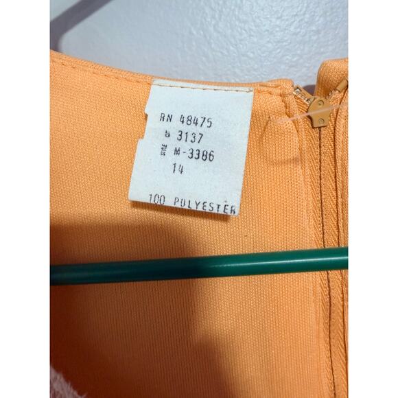 Vintage Joni Blair of California Maxi Dress with Lace Sleeves size 14 (modern 8) - Picture 3 of 7